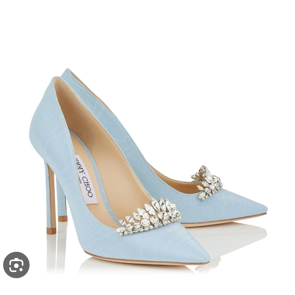 Jimmy Choo Romy 100 Something Blue